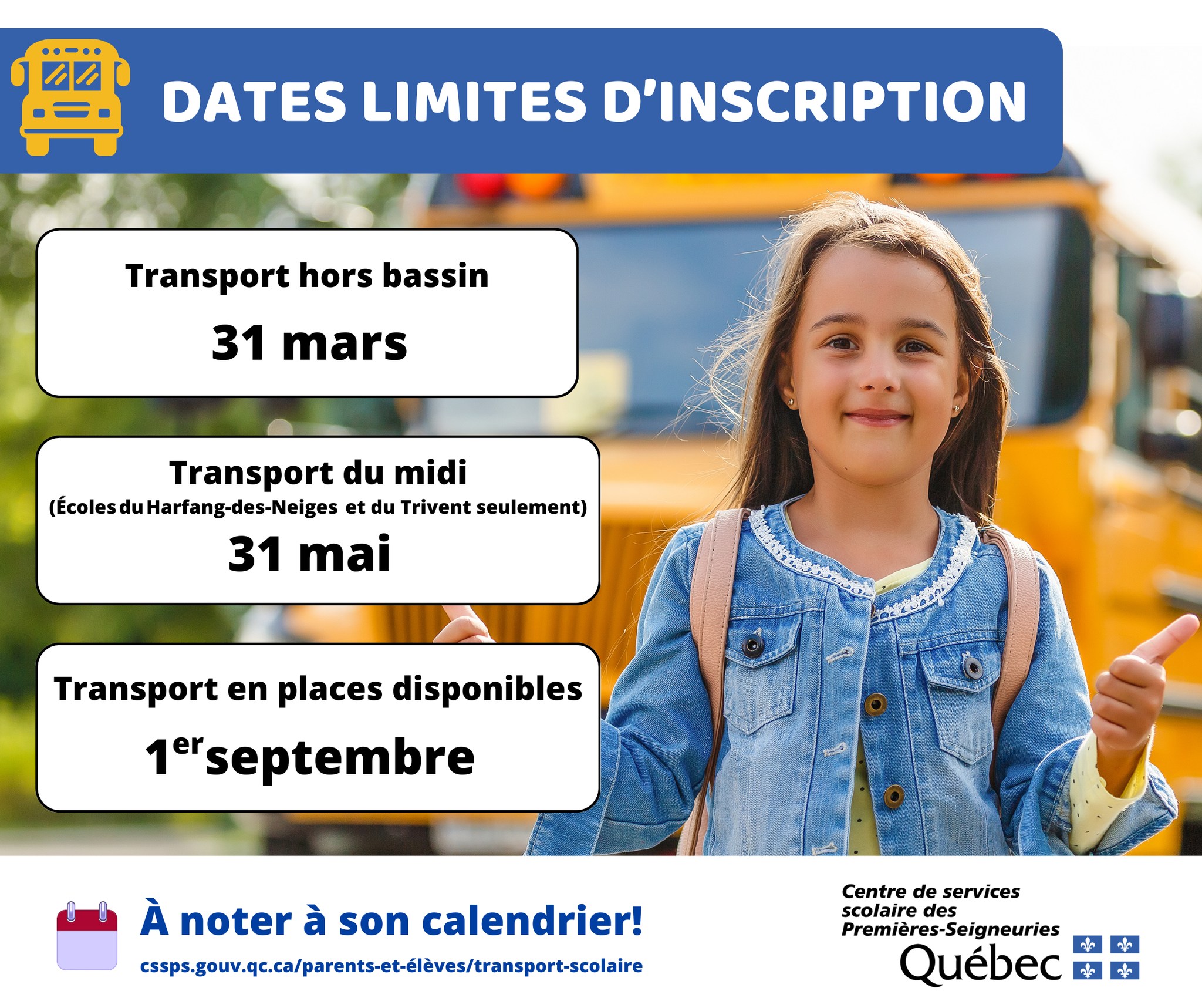 Transport scolaire 2026-2027