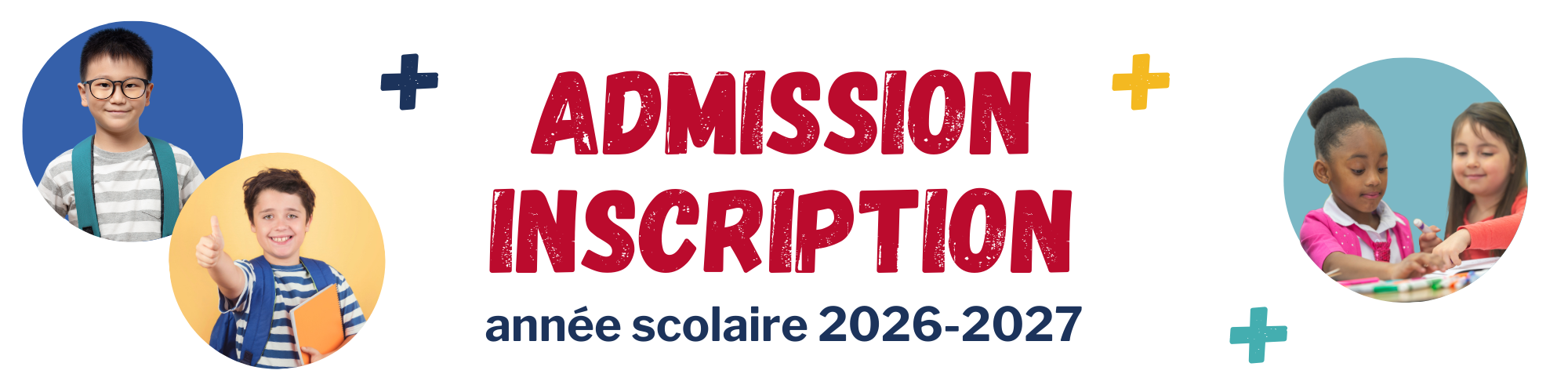 Admission et inscription en 1re secondaire pour 2027-2028